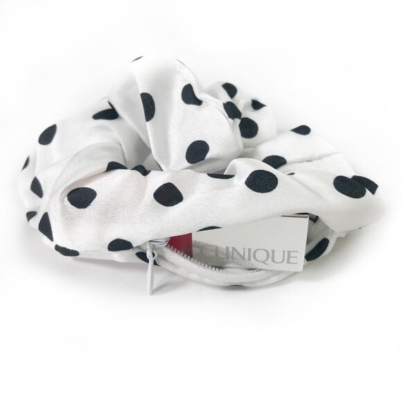 Hidden Secret Stash Chiffon Scrunchie Polka Dot 58 - Picture 2 of 3